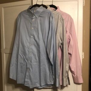 Charles Thrywhitt Dress Shirt Bundle of 3 Slim Fit
